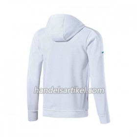 Real Madrid Hooded Trainingsjacke 2017-18 Weiß